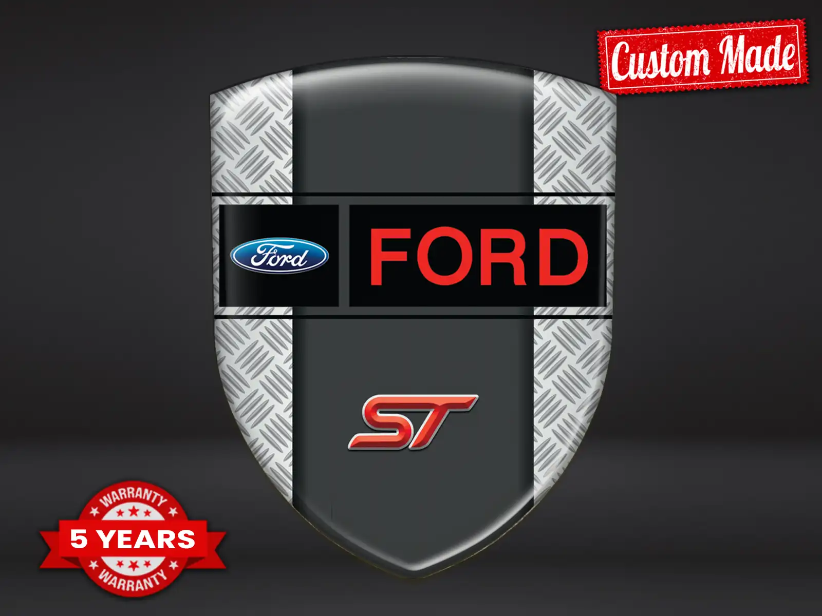 Ford Emblème Bombé Max Durable Stylé Pro Performance